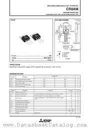 CR8AM-12 datasheet pdf Mitsubishi Electric Corporation