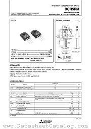 BCR5PM-8 datasheet pdf Mitsubishi Electric Corporation
