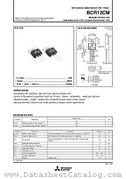 BCR12CM-12 datasheet pdf Mitsubishi Electric Corporation