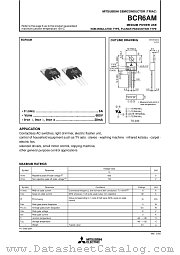 BCR6AM-12 datasheet pdf Mitsubishi Electric Corporation