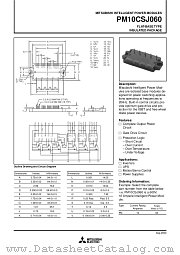 PM10CSJ060 datasheet pdf Mitsubishi Electric Corporation