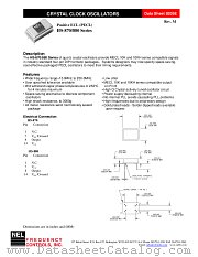 HS-880 SERIES datasheet pdf NEL Frequency Controls