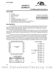 AZ10E111 datasheet pdf NEL Frequency Controls