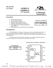 AZ10EL11 datasheet pdf NEL Frequency Controls