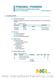 1PS88SB82 datasheet pdf NXP Semiconductors