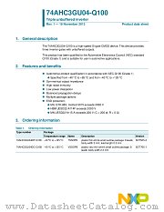 74AHC3GU04DP-Q100 datasheet pdf NXP Semiconductors