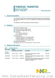 74AHC32PW datasheet pdf NXP Semiconductors