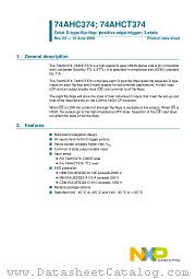 74AHCT374PW datasheet pdf NXP Semiconductors
