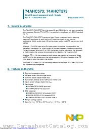 74AHCT573BQ datasheet pdf NXP Semiconductors