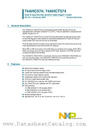 74AHC574D datasheet pdf NXP Semiconductors