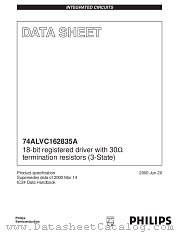 74ALVC162835ADGG datasheet pdf NXP Semiconductors