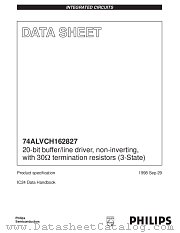 74ALVCH162827DGG datasheet pdf NXP Semiconductors
