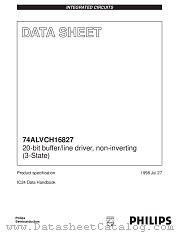 74ALVCH16827DGG datasheet pdf NXP Semiconductors