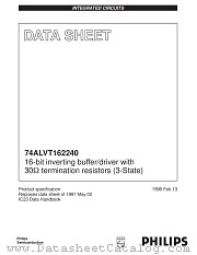 74ALVT162240DGG datasheet pdf NXP Semiconductors