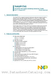 74AUP1T45GW datasheet pdf NXP Semiconductors