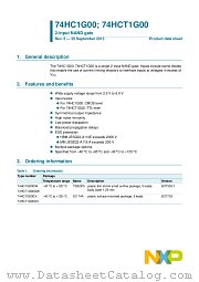 74HCT1G00GW datasheet pdf NXP Semiconductors