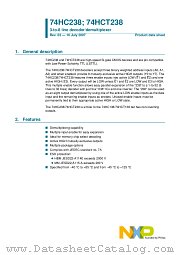 74HC238DB datasheet pdf NXP Semiconductors