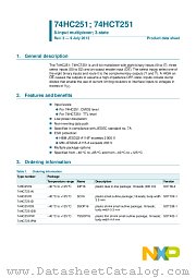 74HCT251DB datasheet pdf NXP Semiconductors