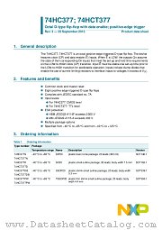 74HCT377N datasheet pdf NXP Semiconductors