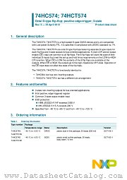 74HCT574PW datasheet pdf NXP Semiconductors