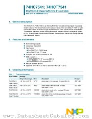 74HC7541D datasheet pdf NXP Semiconductors