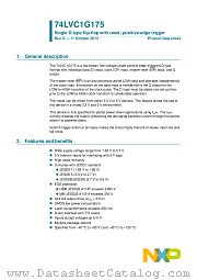 74LVC1G175GS datasheet pdf NXP Semiconductors