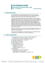 74LVC623AD-Q100 datasheet pdf NXP Semiconductors