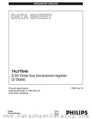 74LVT646D datasheet pdf NXP Semiconductors