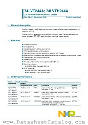 74LVTH244APW datasheet pdf NXP Semiconductors