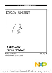 BAP63-05W datasheet pdf NXP Semiconductors