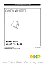 BAP64-04W datasheet pdf NXP Semiconductors