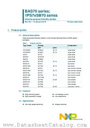 BAS70-07S datasheet pdf NXP Semiconductors