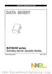BAT854W datasheet pdf NXP Semiconductors