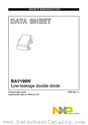 BAV199W datasheet pdf NXP Semiconductors