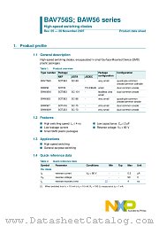BAV756S datasheet pdf NXP Semiconductors