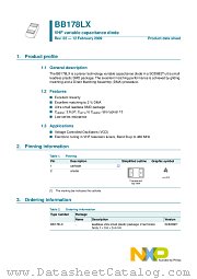 BB178LX datasheet pdf NXP Semiconductors