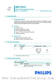 BB179LX datasheet pdf NXP Semiconductors