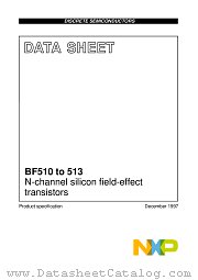 BF510 datasheet pdf NXP Semiconductors