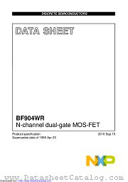 BF904WR datasheet pdf NXP Semiconductors