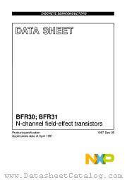 BFR30 datasheet pdf NXP Semiconductors