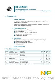 BFU520XR datasheet pdf NXP Semiconductors