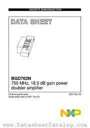 BGD702N datasheet pdf NXP Semiconductors