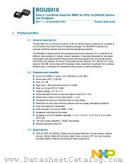 BGU8010 datasheet pdf NXP Semiconductors