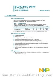 BLC8G24LS-240AV datasheet pdf NXP Semiconductors