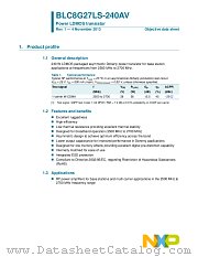 BLC8G27LS-240AV datasheet pdf NXP Semiconductors