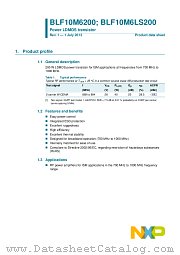 BLF10M6200 datasheet pdf NXP Semiconductors