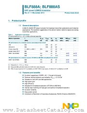 BLF888AS datasheet pdf NXP Semiconductors