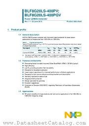 BLF8G20LS-400PV datasheet pdf NXP Semiconductors