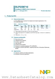 BLP25M710 datasheet pdf NXP Semiconductors