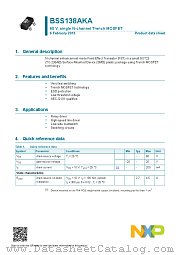BSS138AKA datasheet pdf NXP Semiconductors